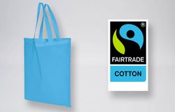 Baumwolltaschen mit Fairtradesiegel