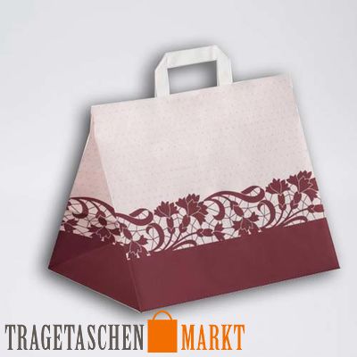 Papiertragetaschen bedruckt Dekor